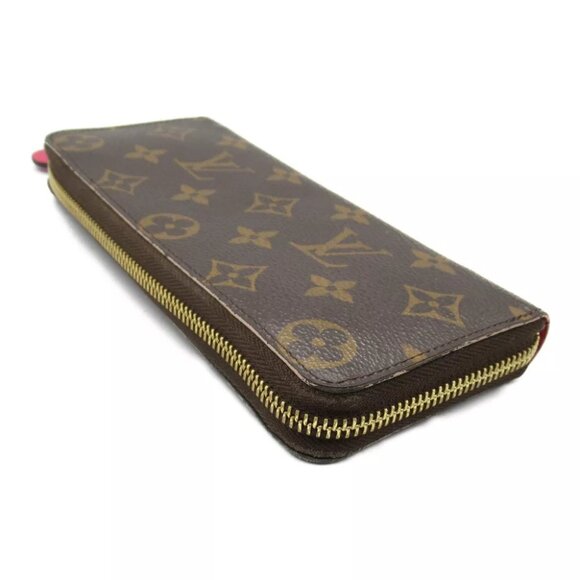 LOUIS VUITTON Portefeuille Clemence flower charm Around long wallet - Picture 3 of 12